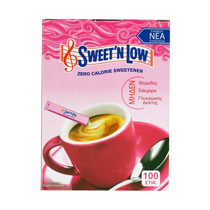 SWEET'N LOW γλυκαντικό επιτραπέζιο sticks 100τεμ