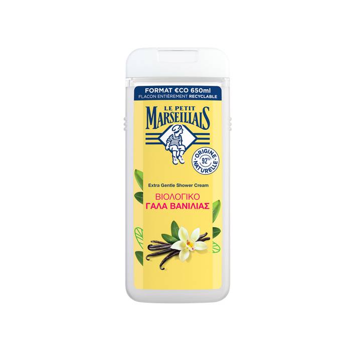LE PETIT MARSEILLAIS αφρόλουτρο γάλα βανίλιας 650ml