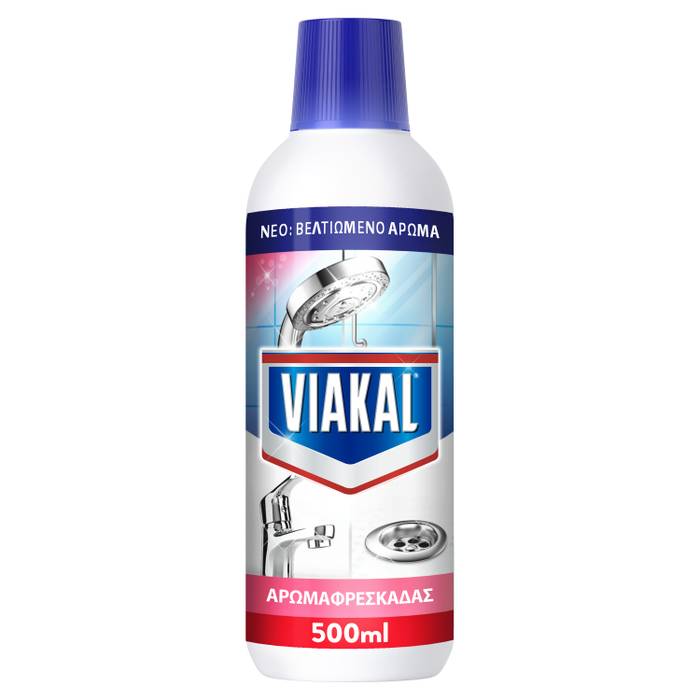 VIAKAL καθαριστικό μπάνιου με άρωμα φρεσκάδας 500ml