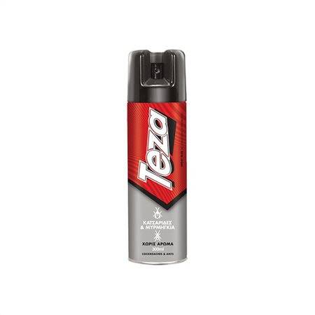 TEZA εντομοκτόνο spray για κατσαρίδες και μυρμήγκια άοσμο 300ml