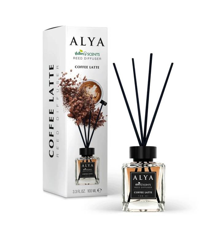 ALYA nature's scents αρωματικό χώρου με στικ coffee latte 100ml