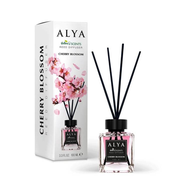 ALYA nature's scents αρωματικό χώρου με στικ cherry blossom 100ml