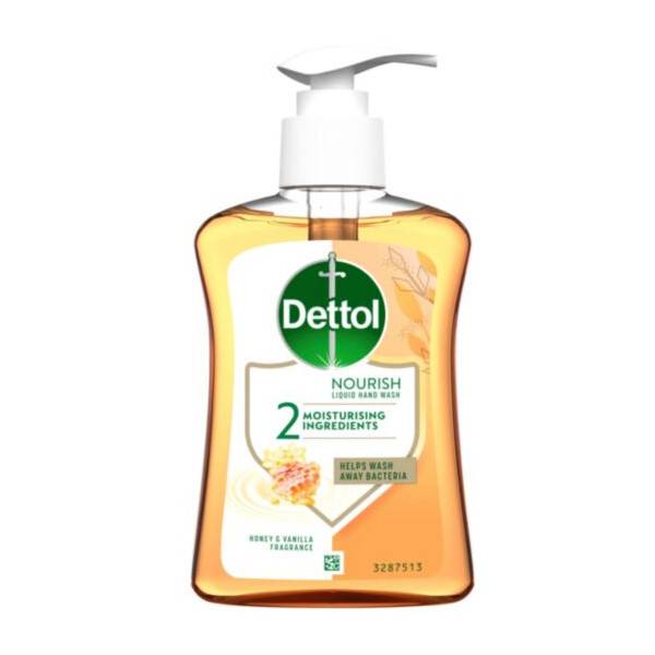 DETTOL κρεμοσάπουνο μέλι και βανίλια με αντλία 250ml