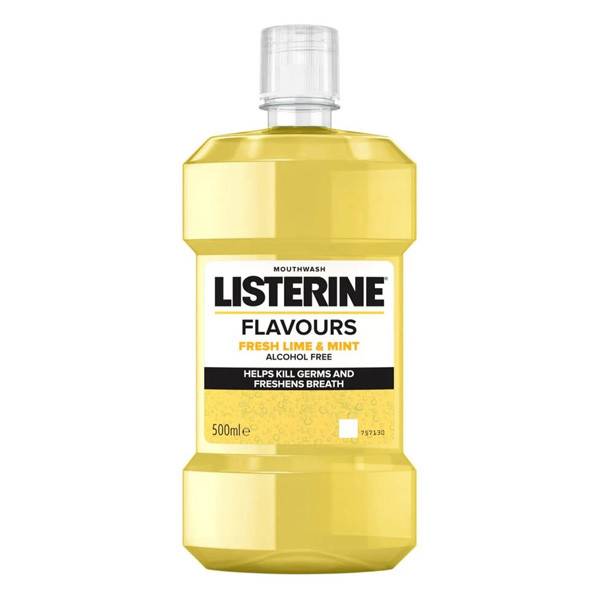 LISTERINE στοματικό διάλυμα fresh lime και mint 500ml