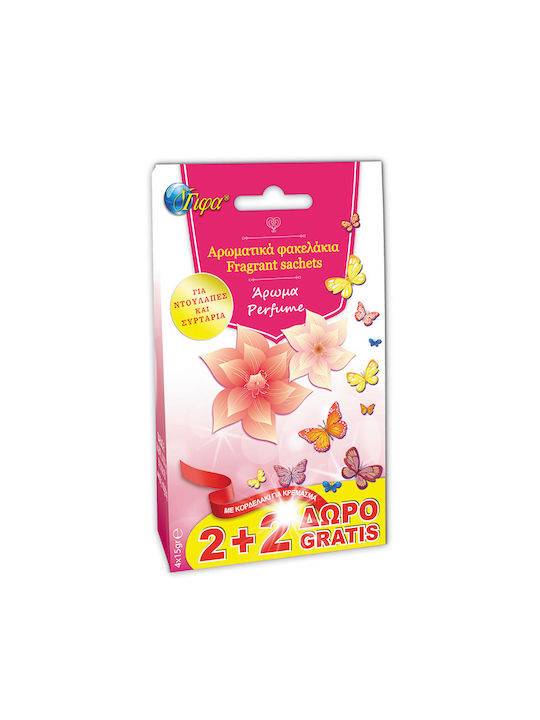 ΓΙΦΑ αρωματικό ντουλάπας τριαντάφυλλο 4x15gr