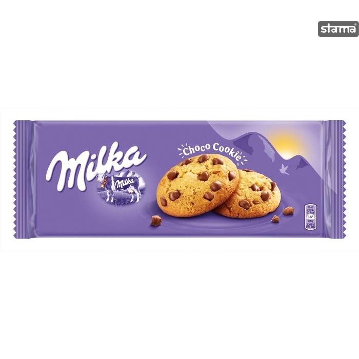 MILKA μπισκότα με κομματάκια σοκολάτας 135gr