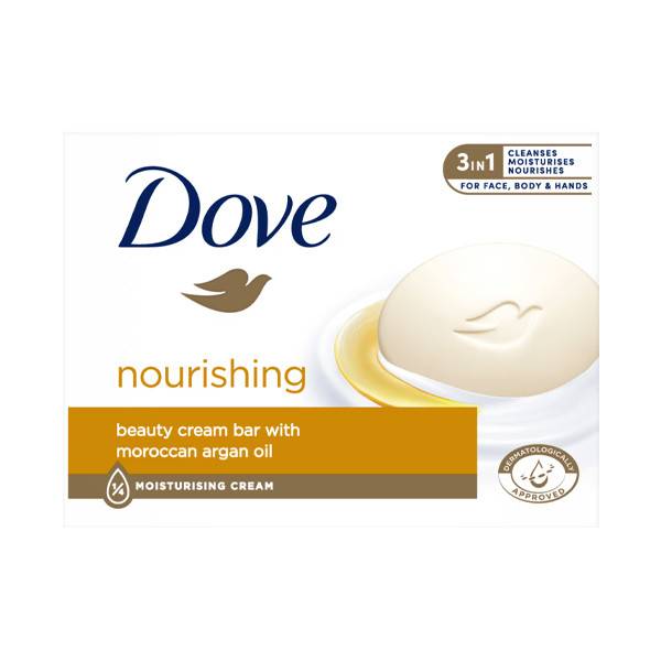 DOVE σαπούνι nourishing με αργανέλαιο 90gr