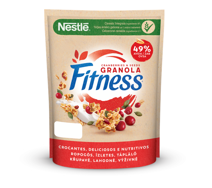 NESTLE δημητριακά fitness granola με cranberries και seeds 300gr
