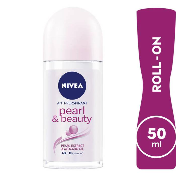 NIVEA αποσμητικό σώματος roll-on pearl και beauty 50ml