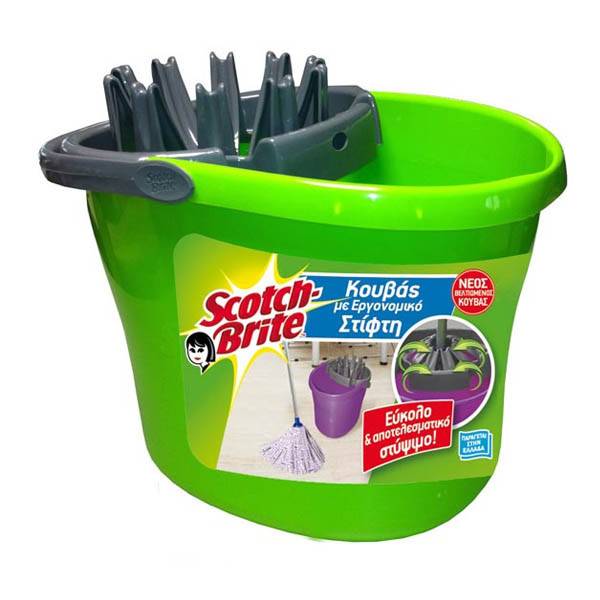 SCOTCH-BRITE κουβάς με στίφτη 15lt