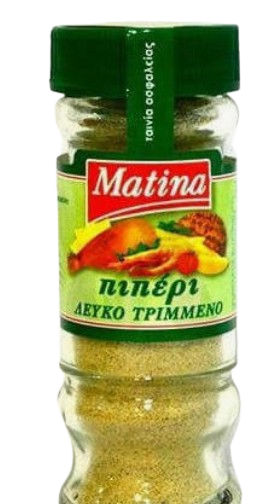 ΜΑΤΙΝΑ πιπέρι λευκό τριμμένο 38gr
