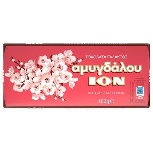 ΙΟΝ σοκολάτα αμυγδάλου 100gr