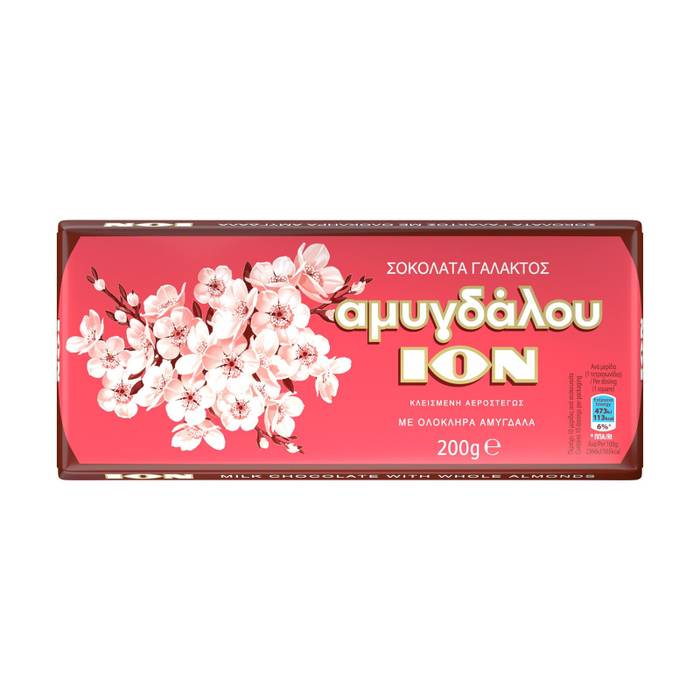 ΙΟΝ σοκολάτα αμυγδάλου 200gr