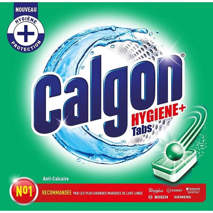 CALGON αποσκληρυντικό πλυντηρίου ρούχων hygiene+ σε ταμπλέτες 17τεμ