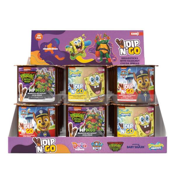 DIP n' GO κριτσινάκια με άλειμμα κακάο 55gr