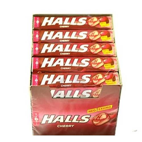 HALLS καραμέλες κανέλα χωρίς ζάχαρη 20x32gr