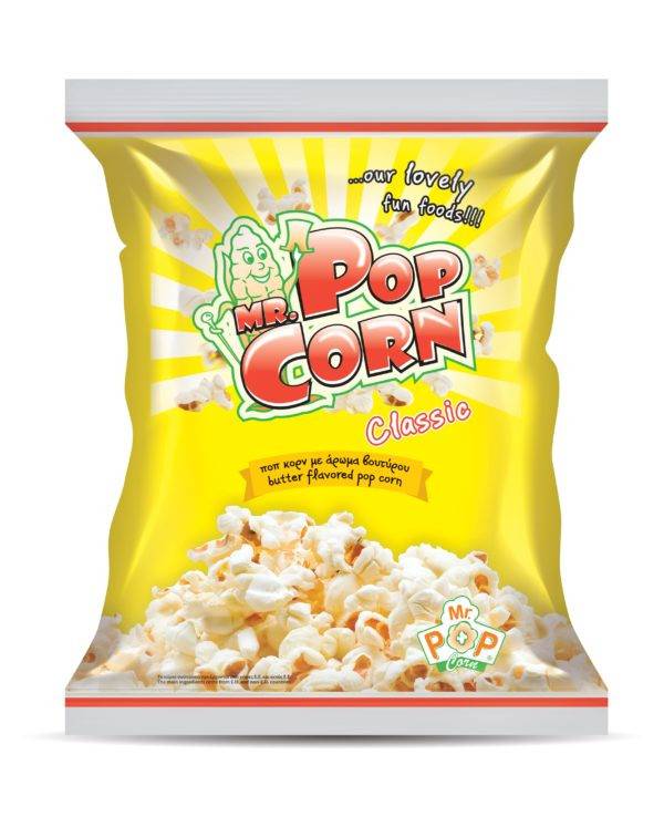 MR POP CORN ποπ κορν με γεύση βούτυρο 33gr