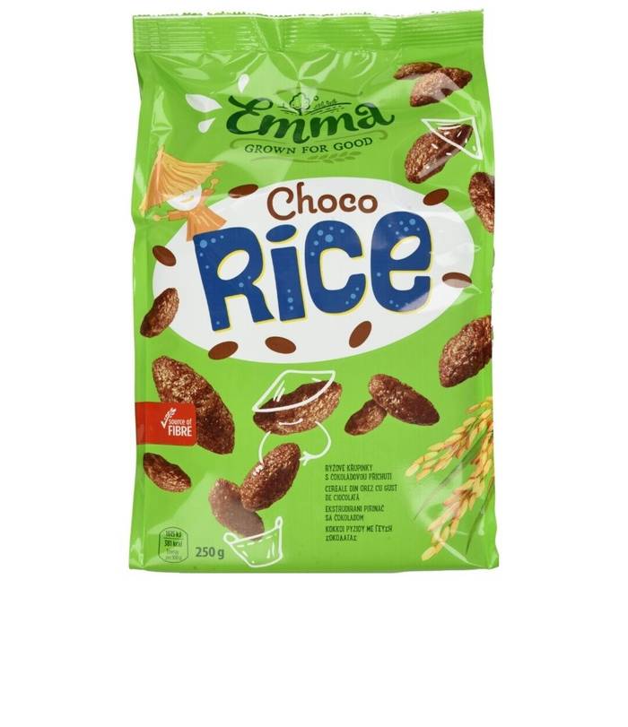 ΕΜΜΑ δημητριακά choco rice 250gr