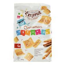 ΕΜΜΑ δημητριακά squares με γεύση κανέλα 250gr