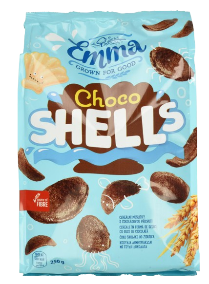 ΕΜΜΑ δημητριακά choco shells 250gr