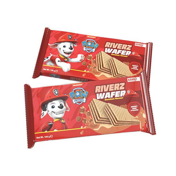 PAW PATROL γκοφρέτα με πραλίνα φουντουκιού 100gr