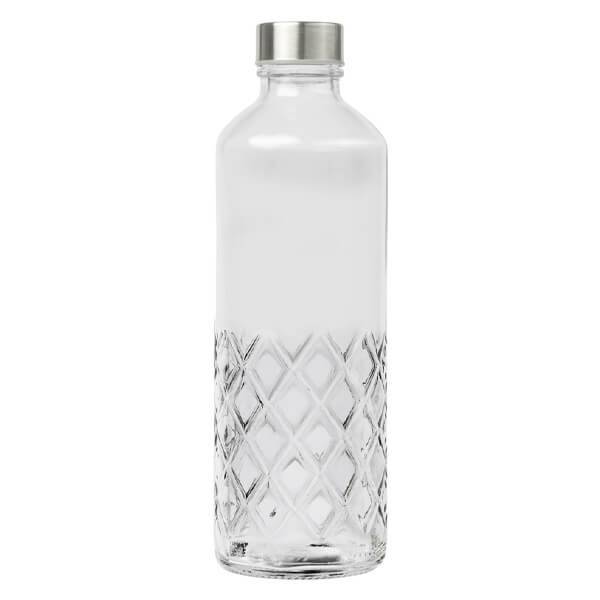 UNIGLASS μπουκάλι γυάλινο νερού 1lt
