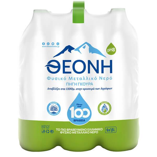 ΘΕΟΝΗ φυσικό μεταλλικό νερό 6x1,5lt