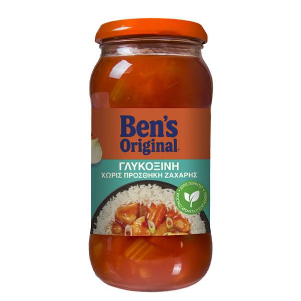 UNCLE BEN'S σάλτσα μαγειρικής γλυκόξινη χωρίς ζάχαρη 440gr