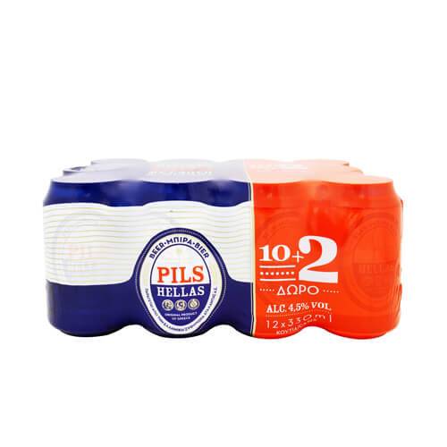 PILS Hellas μπύρα κουτί 12x330ml