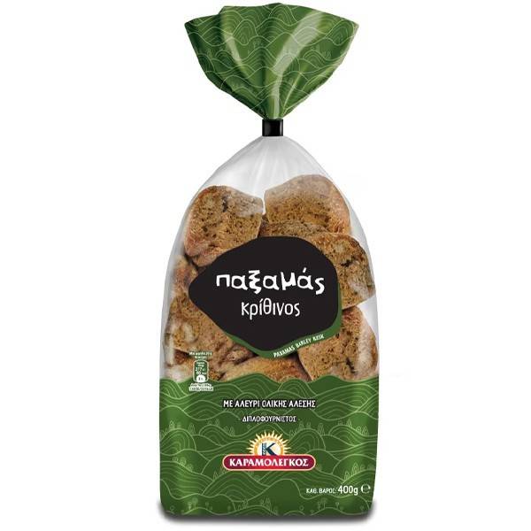 ΚΑΡΑΜΟΛΕΓΚΟΣ Παξαμάς κρίθινος 400gr
