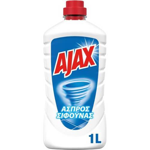 AJAX Άσπρος Σίφουνας υγρό καθαριστικό γενικής χρήσης Κλασικό 1lt