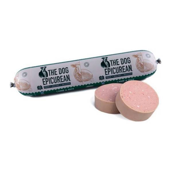 DOCA The Dog Epicurean σαλάμι σκύλου αρνί και ρύζι 800gr