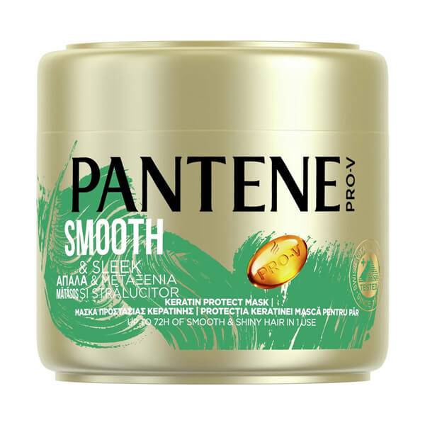 PANTENE μάσκα μαλλιών smooth και sleek 300ml