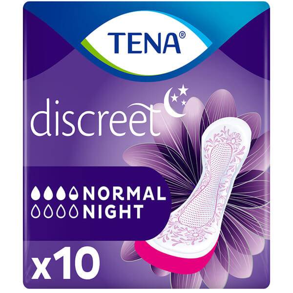 TENA discreet lady σερβιέτες ακράτειας normal night 10τεμ