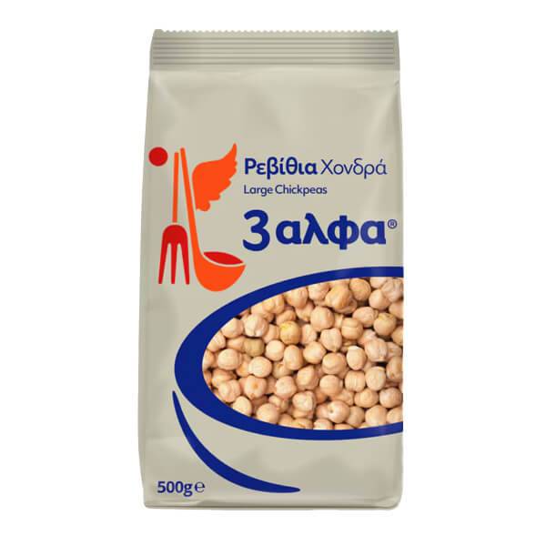 3ΑΛΦΑ ρεβύθια χονδρά 500gr