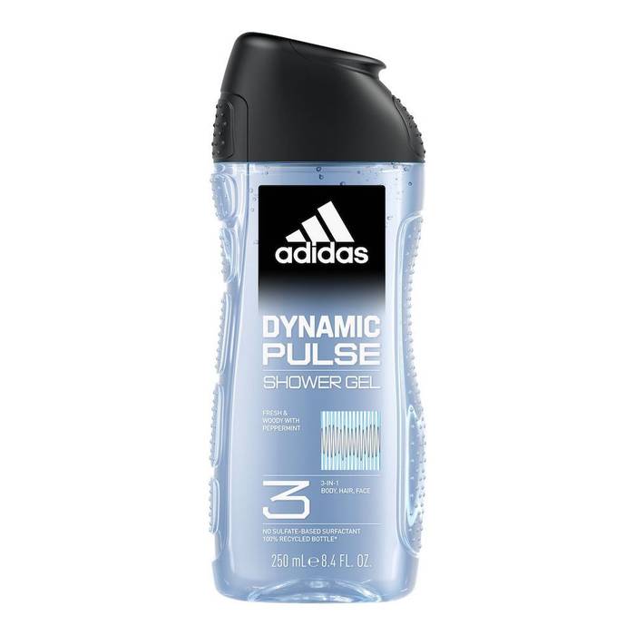 ADIDAS αφρόλουτο gel dynamic pulse fresh και woody 250ml