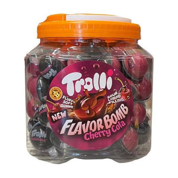 TROLLI ζαχαρωτά με γεύση κεράσι και cola 80x18,8gr