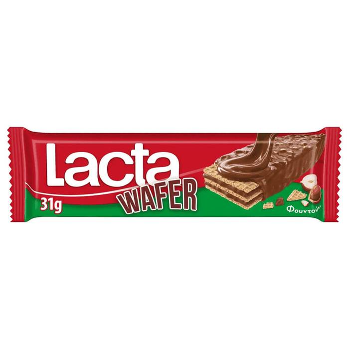 LACTA wafer γκοφρέτα με φουντούκι 31gr