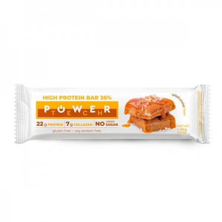 POWER TECH μπάρα πρωτεϊνης με αλατισμένη καραμέλα 60gr