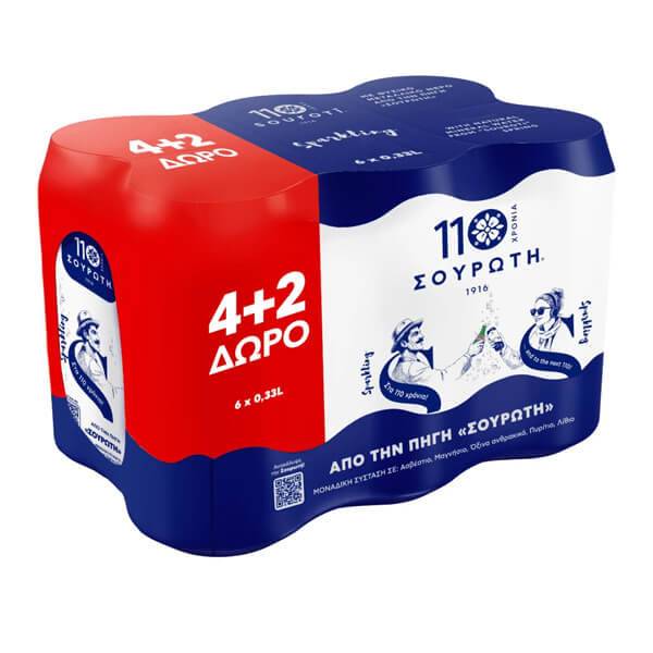 ΣΟΥΡΩΤΗ αναψυκτικό σόδα 6x330ml