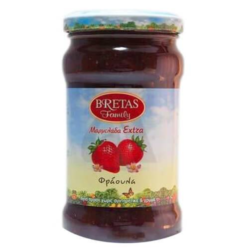 ΜΠΡΕΤΑΣ μαρμελάδα φράουλα βάζο 370gr