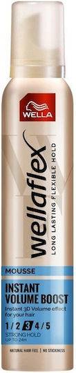 WELLAFLEX αφρός μαλλιών instant volume boost No3 200ml