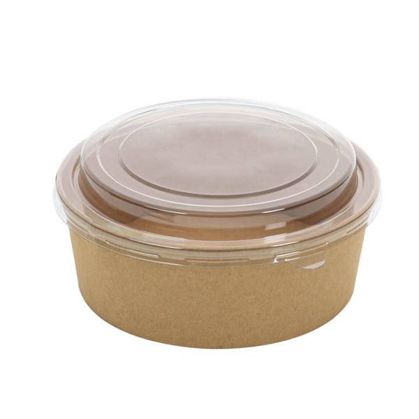 KRAFT μπωλ σαλάτας με καπάκι 1300ml 5τεμ