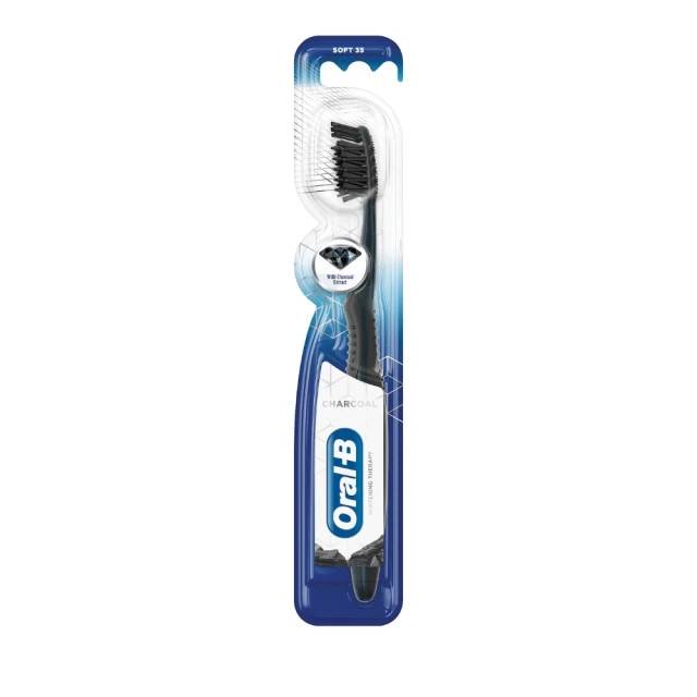 ORAL-B οδοντόβουρτσα 3d white charcoal μαλακή 1τμε