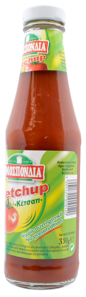 ΟΜΟΣΠΟΝΔΙΑ ketchup φιάλη 330gr