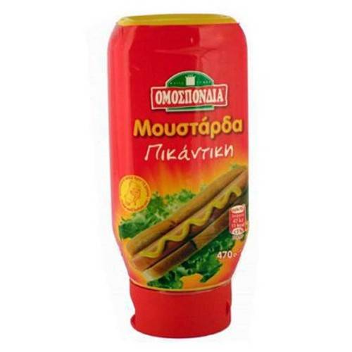 ΟΜΟΣΠΟΝΔΙΑ μουστάρδα hot 470gr