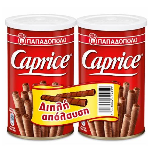 ΠΑΠΑΔΟΠΟΥΛΟΥ Caprice πουράκια 2x115gr