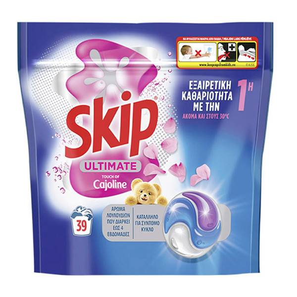 SKIP ταμπλέτες πλυντηρίου ρούχων cajoline 38τεμ