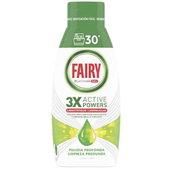 FAIRY υγρό πλυντηρίου πιάτων platinum gel original 504ml