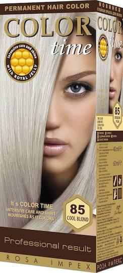 COLOR TIME βαφή μαλλιών No85 ξανθό ψυχρό 115ml